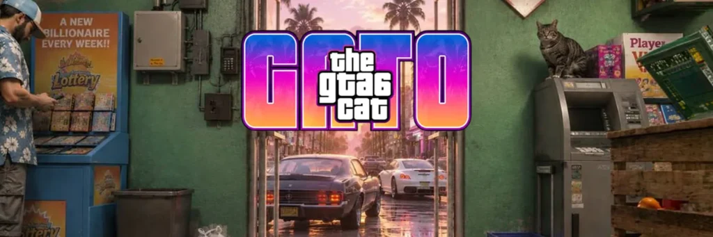 GTA6CAT (GATO) token artwork from the DexScreener token profile