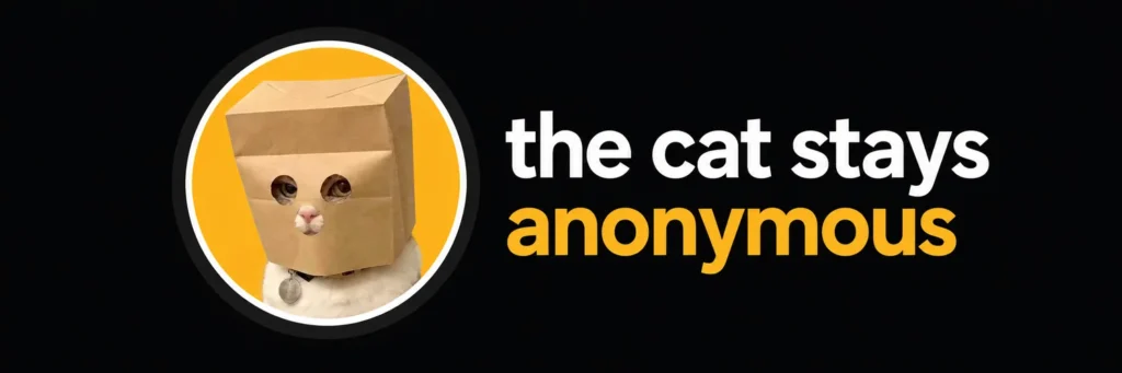 Anonymous Cat (ZCAT) token artwork from the DexScreener token profile