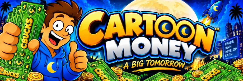 Cartoon Money (CBUCKS) token artwork from the DexScreener token profile
