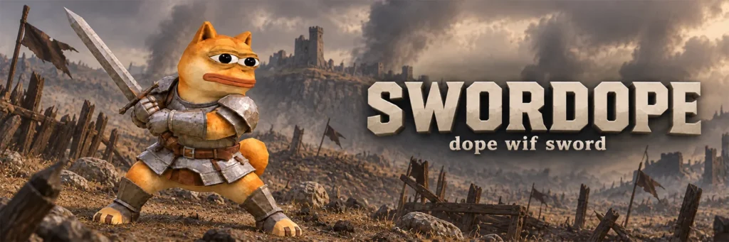 dope wif sword (SWORDOPE) token artwork from the DexScreener token profile
